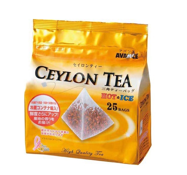 Цейлонский черный чай Ceylon Dimbula Avance в пирамидках, 25шт. Япония